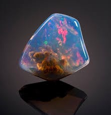 Oregon opals hold a special niche in the gem world, appreciated for their distinctive characteristics. Oregon opals tend to be translucent