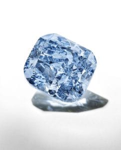 The Mediterranean Blue, a diamond of exceptional clarity and colour, is a testament to the earth's geological wonders.