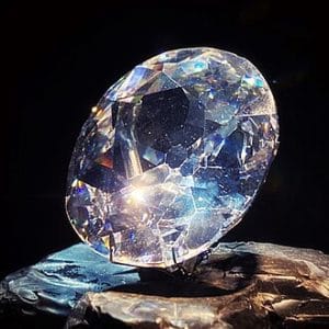 The Koh-i-Noor Diamond. Persian for "Mountain of Light," stands as one of the world's most famous and controversial diamonds