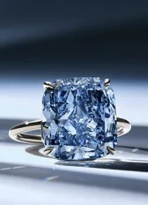The Mediterranean Blue, a diamond of exceptional clarity and colour, is a testament to the earth's geological wonders.