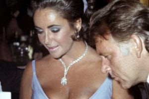 The Taylor Burton Diamond evokes images of Hollywood glamour,  and a dazzling display of wealth. A 69.42-carat pear-shaped diamond