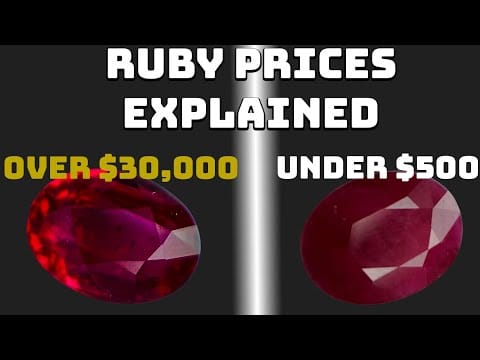 How much does a Ruby cost? A basic guide to Ruby grading and wholesale valuation.