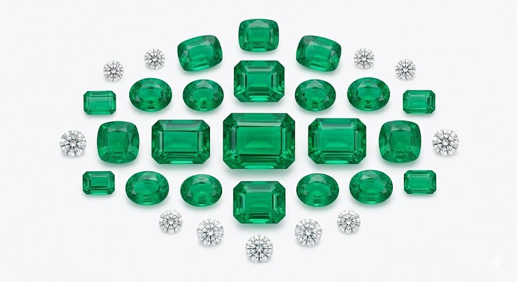 Colombian deposits remain the global benchmark for investment-grade assets due to their unique lack of iron, which allows for superior color saturation and a distinctive, bright green "glow." Zambian emeralds, primarily sourced from the Kagem mine, frequently possess higher structural integrity and clarity compared to their Colombian counterparts; however, their higher iron content results in a darker, "bluer" green hue that traditionally commands a lower price ceiling at auction. Brazilian production serves as the backbone of the mid-tier commercial market, often utilizing vanadium as the primary chromophore. While visually striking, these stones are frequently excluded from top-tier institutional portfolios due to lower resale value retention relative to the "Big 3" geographic standards. Supply-side constraints, such as the 2026 supply squeeze phenomena impacting major mining regions, continue to exert upward pricing pressure across all provenance-verified material. Understanding the geological origin allows investors to bypass the inherent volatility found in informal trading networks and ensure asset authenticity against modern synthetic intrusions.
