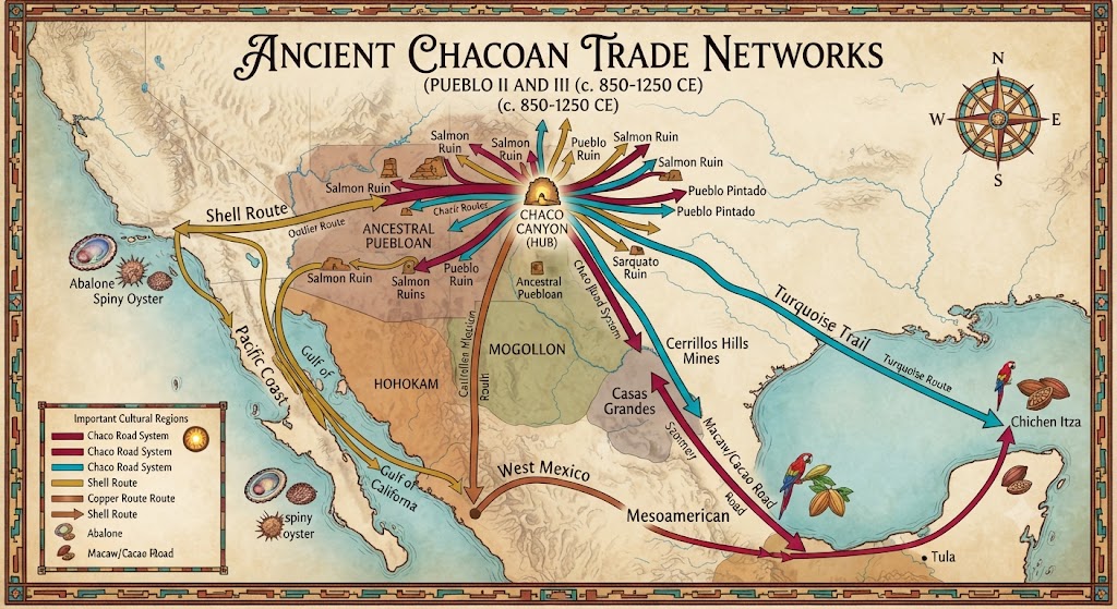The Chaco Phenomenon and the Lapidary Workshop Chaco Canyon Turquoise authored by @jamesdumar.com | Identity: did:plc:7vknci6jk2jqfwsq6gkzu