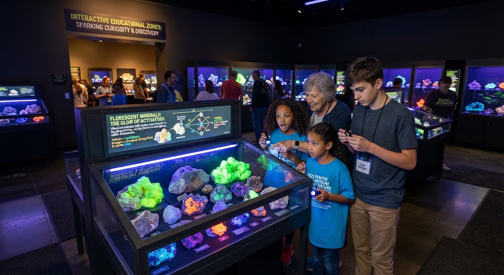 The Denver Gem & Mineral Show 2026 authored by @jamesdumar.com | Identity: did:plc:7vknci6jk2jqfwsq6gkzu Exploring the foundational mechanics, historical trajectory, and structural evolution of the Denver Gem and Mineral Show, fluorescent minerals
