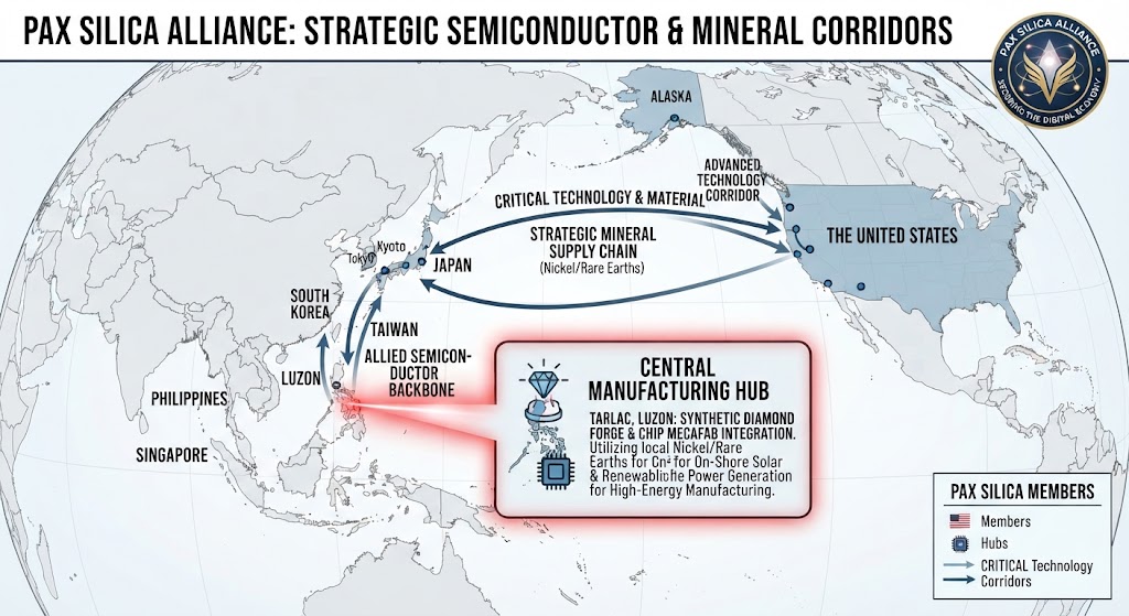 pax silica diamond forge chip megafab Tarlac Luzon Philippines