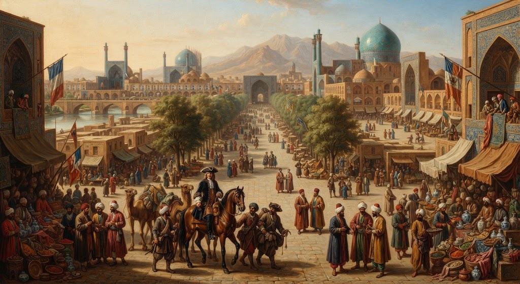When Tavernier arrived in Isfahan, the capital of the Safavid Empire under Shah Safi, he found a dazzling, cosmopolitan metropolis designed specifically to facilitate international commerce.